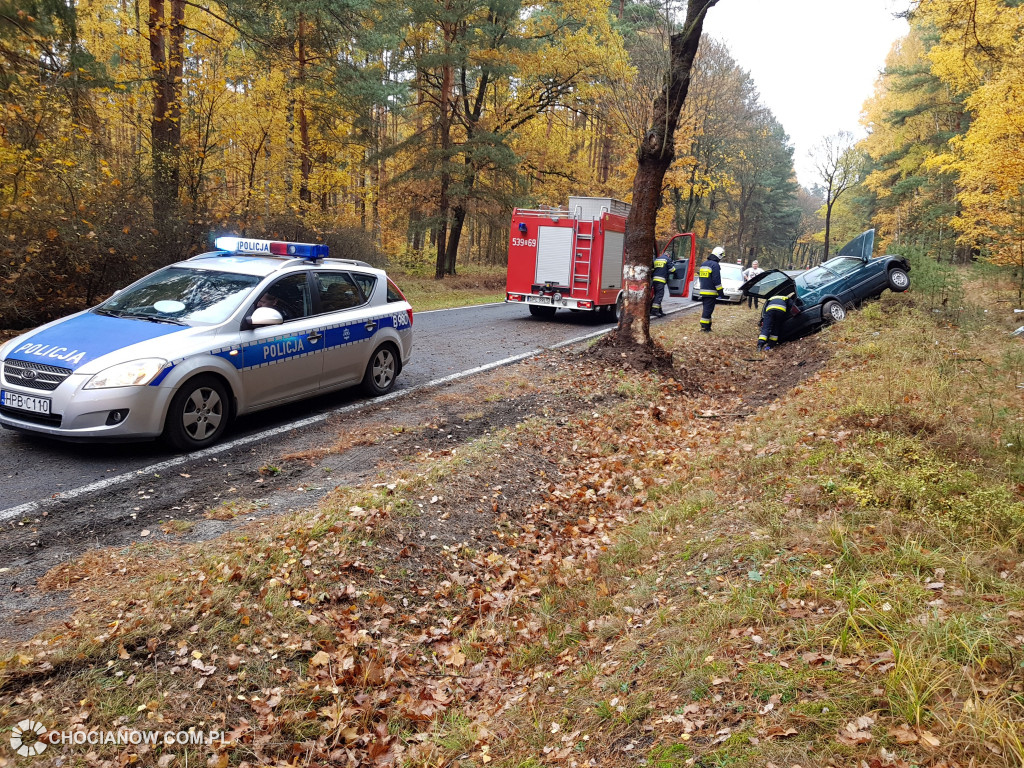 Wypadek na trasie Chocianów-Przemków