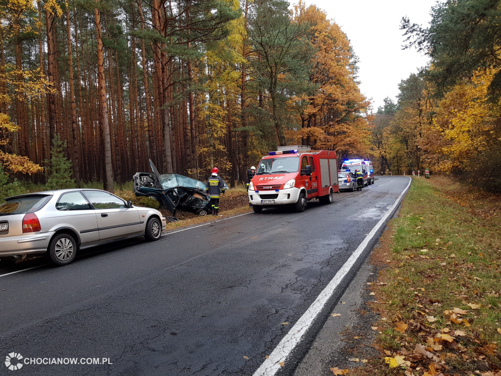 Wypadek na trasie Chocianów-Przemków