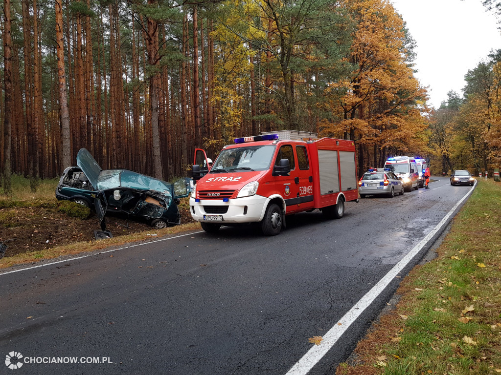 Wypadek na trasie Chocianów-Przemków