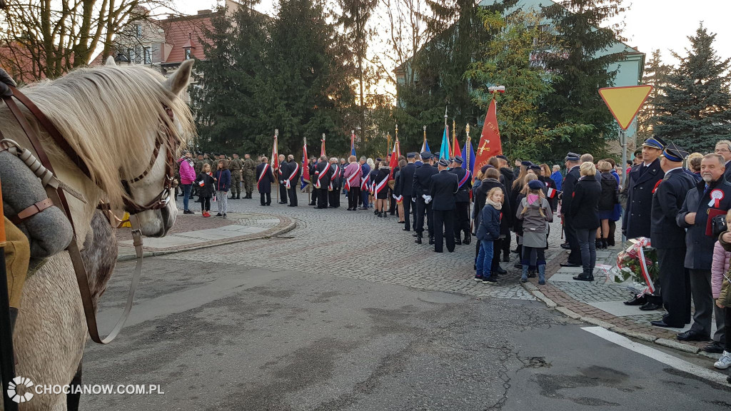 Odsłonięcie popiersia Piłsudskiego