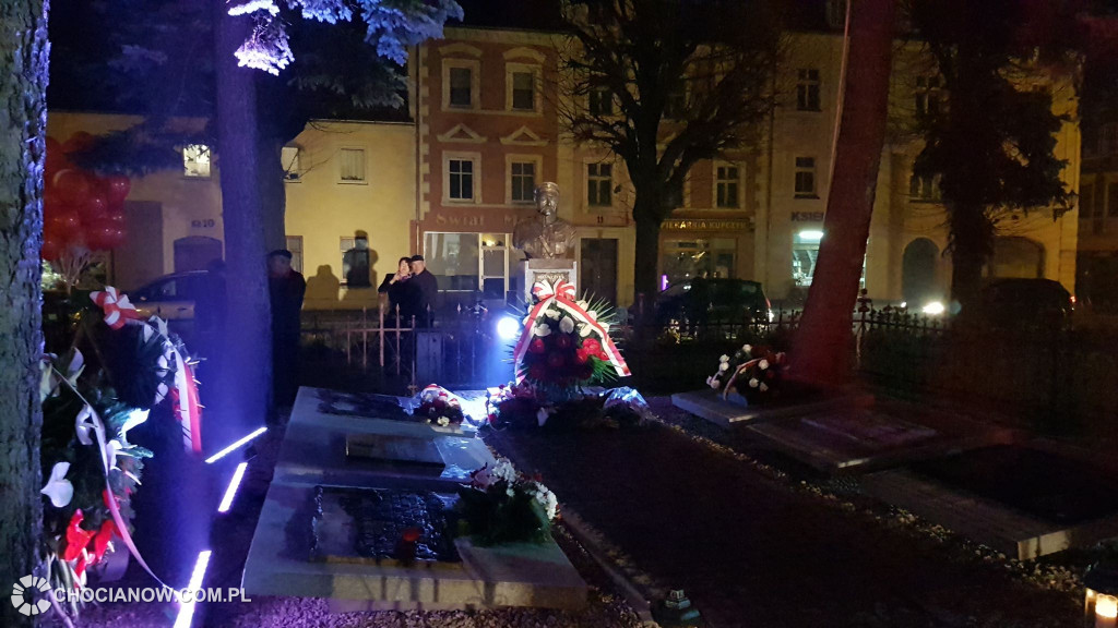 Odsłonięcie popiersia Piłsudskiego