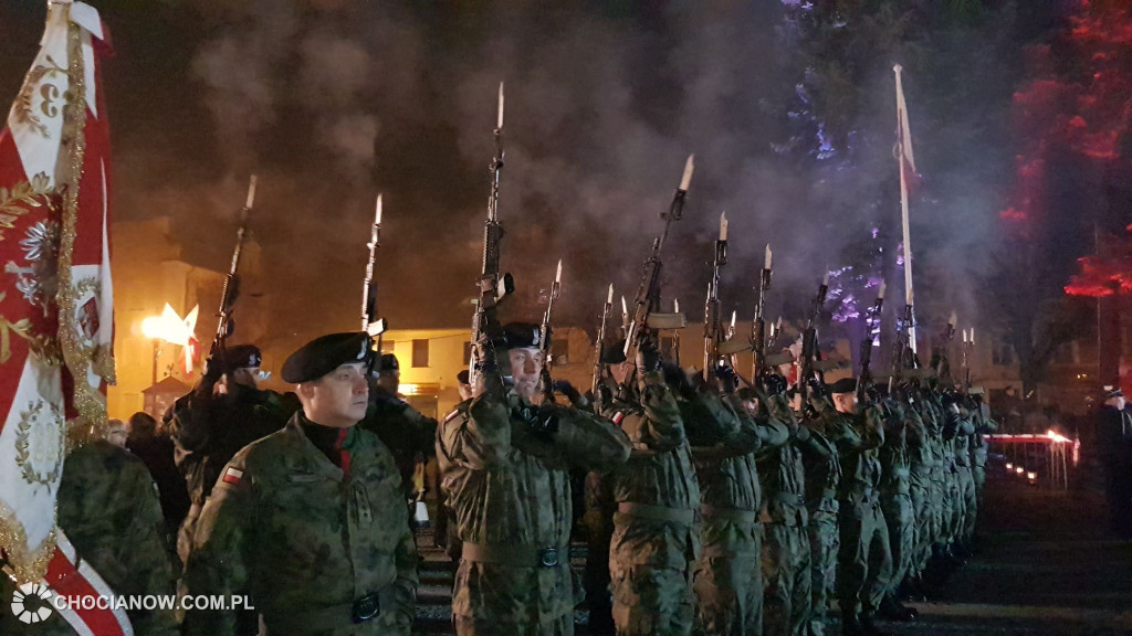 Odsłonięcie popiersia Piłsudskiego