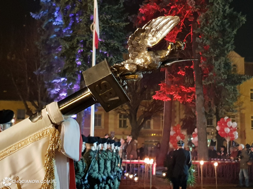 Odsłonięcie popiersia Piłsudskiego