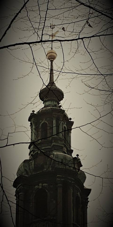Chocianowski pałac w zimowej scenerii