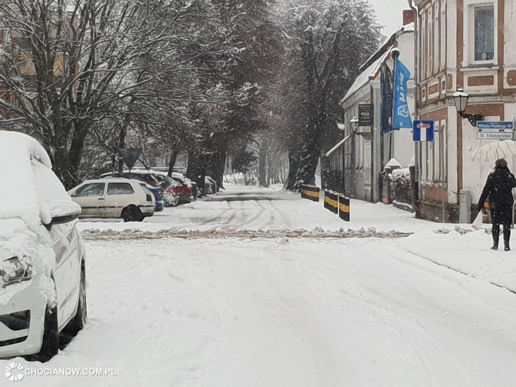 Kiepskie warunki na chocianowskich drogach