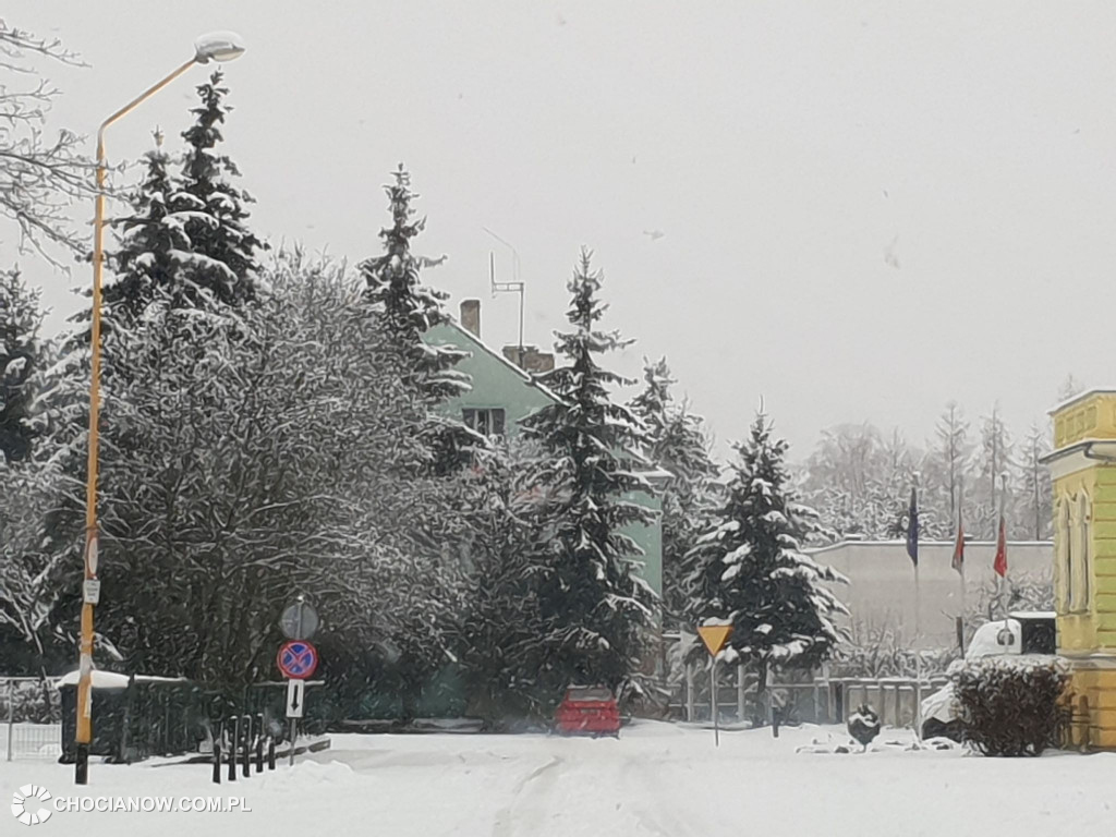 Kiepskie warunki na chocianowskich drogach