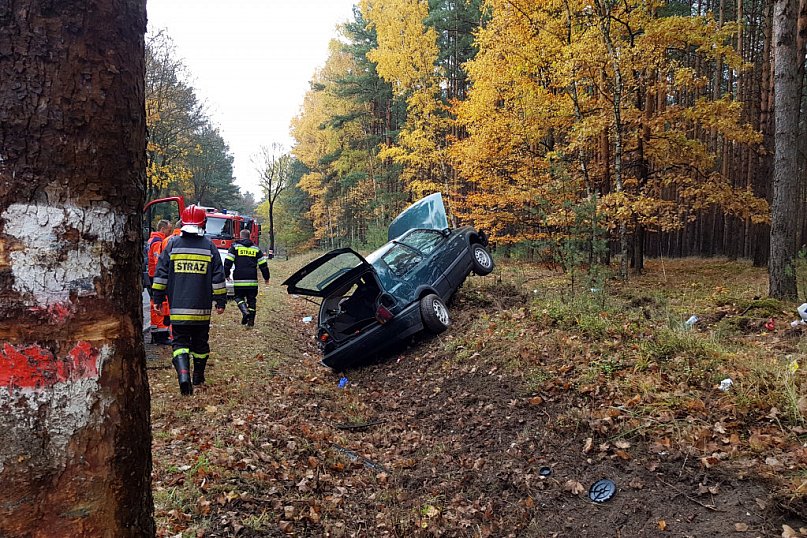 Wypadek na trasie Chocianów-Przemków