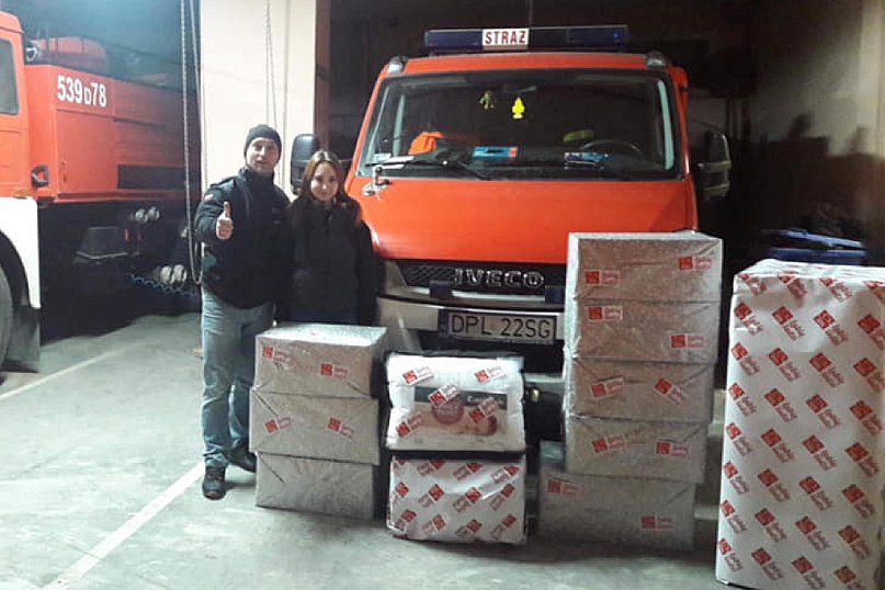 Szlachetny gest strażaków z Przemkowa