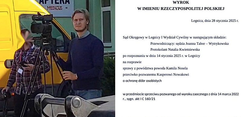 Sądowa klęska Nowaka! Musi przeprosić i płacić. Nie pomogły uniki „na mamę"